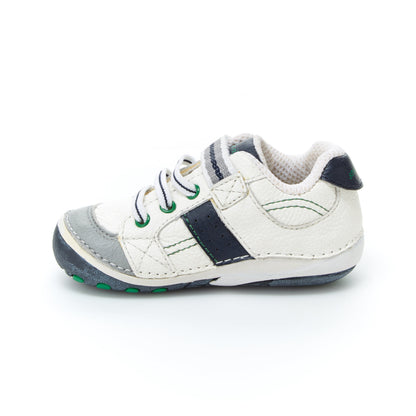 Stride Rite Artie Shoe - Little Kid White/Classic Navy