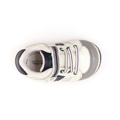 Stride Rite Artie Shoe - Little Kid White/Classic Navy