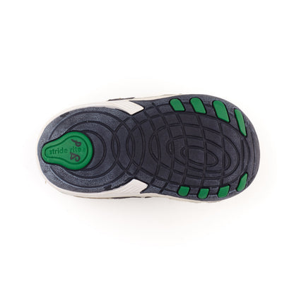 Stride Rite Artie Shoe - Little Kid White/Classic Navy
