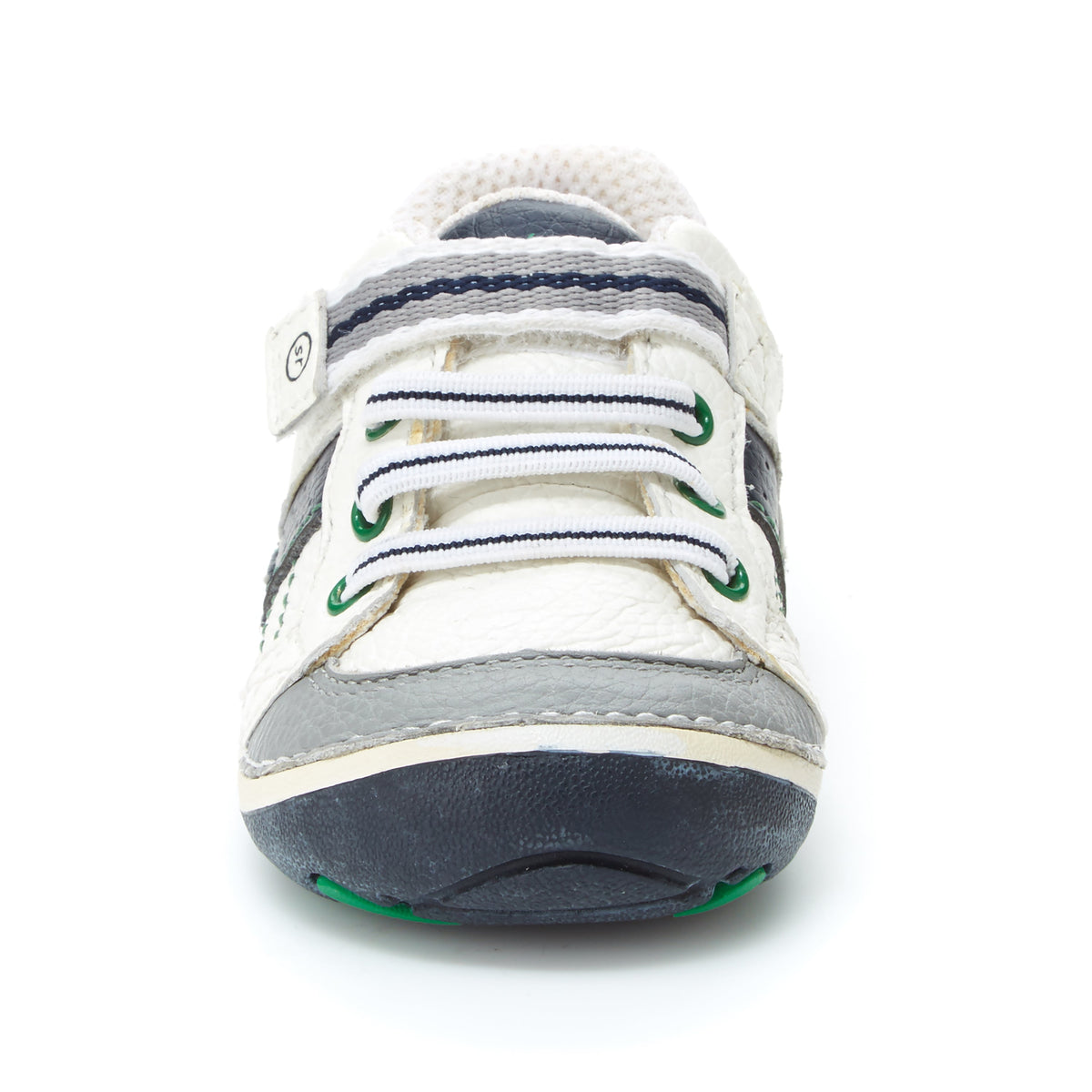 Stride Rite Artie Shoe - Little Kid White/Classic Navy