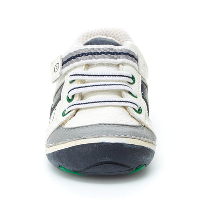 Stride Rite Artie Shoe - Little Kid White/Classic Navy
