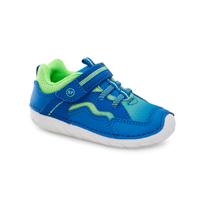 Stride Rite Kylo Sneaker - Little Kid Blue/Lime