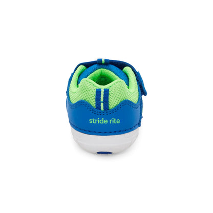 Stride Rite Kylo Sneaker - Little Kid Blue/Lime