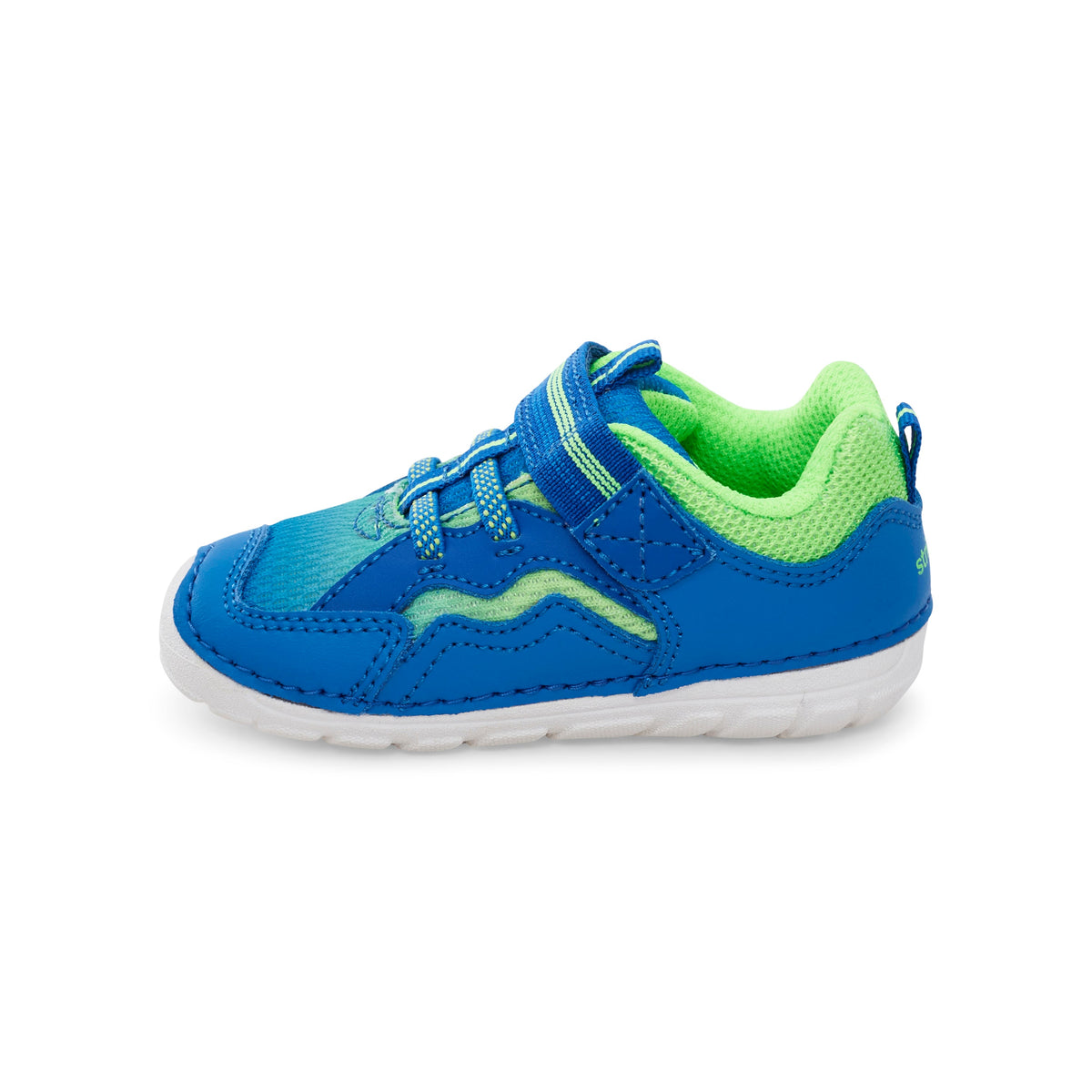 Stride Rite Kylo Sneaker - Little Kid Blue/Lime
