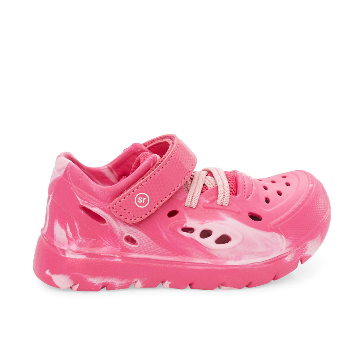Stride Rite Oceano Sandal - Big Kid Pink/White