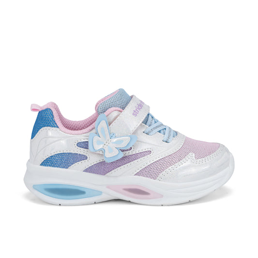 Stride Rite Aurora Lighted Sneaker - Little Kid White Multi