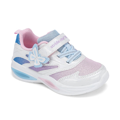 Stride Rite Aurora Lighted Sneaker - Big Kid White Multi