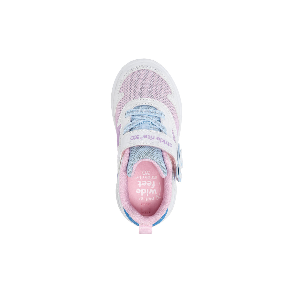 Stride Rite Aurora Lighted Sneaker - Big Kid White Multi