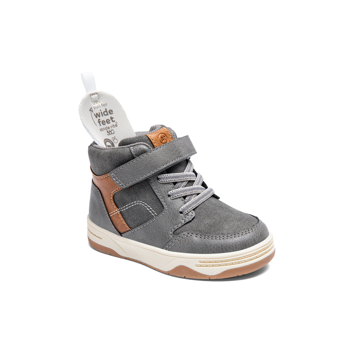 Stride Rite Colby Sneaker - Big Kid Grey