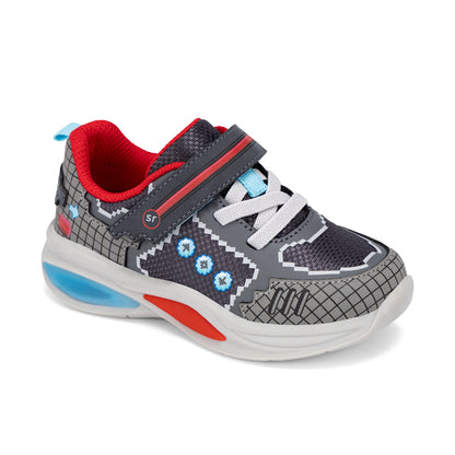 Stride Rite Console Lighted Sneaker - Little Kid Charcoal