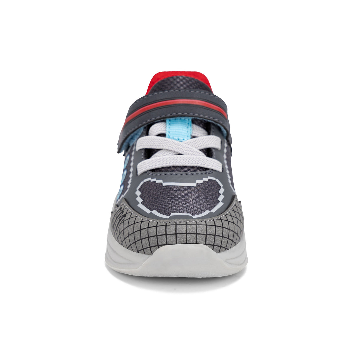 Stride Rite Console Lighted Sneaker - Big Kid Charcoal