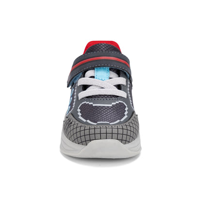 Stride Rite Console Lighted Sneaker - Big Kid Charcoal