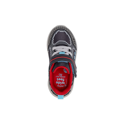 Stride Rite Console Lighted Sneaker - Big Kid Charcoal