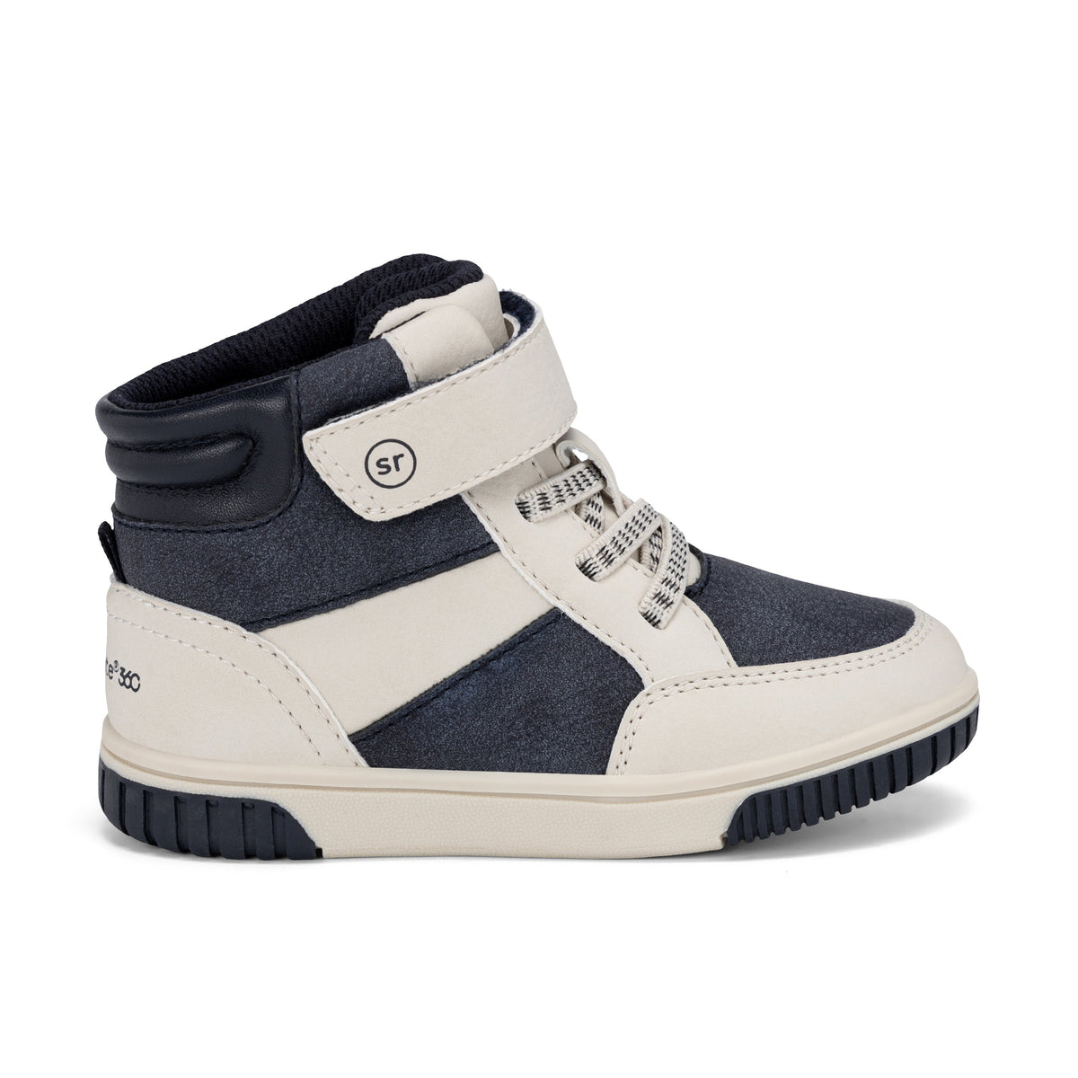 Stride Rite Johnjay Sneaker Boot - Big Kid Off White