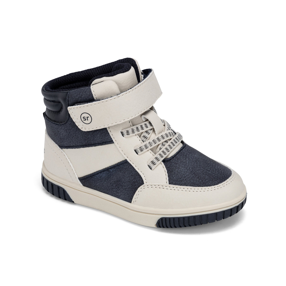 Stride Rite Johnjay Sneaker Boot - Big Kid Off White