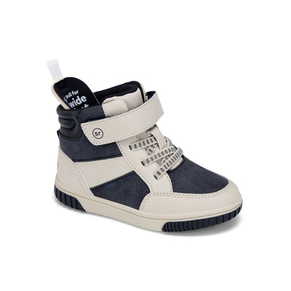 Stride Rite Johnjay Sneaker Boot - Big Kid Off White