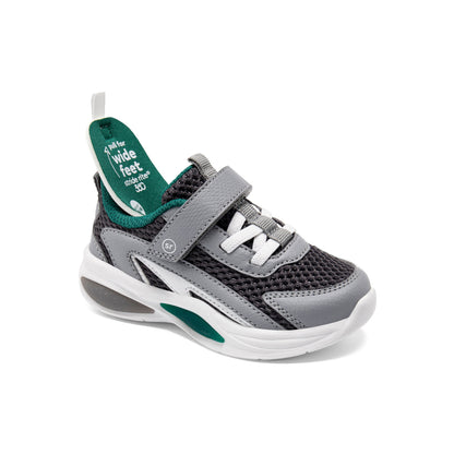 Stride Rite Logan Sneaker - Little Kid Grey