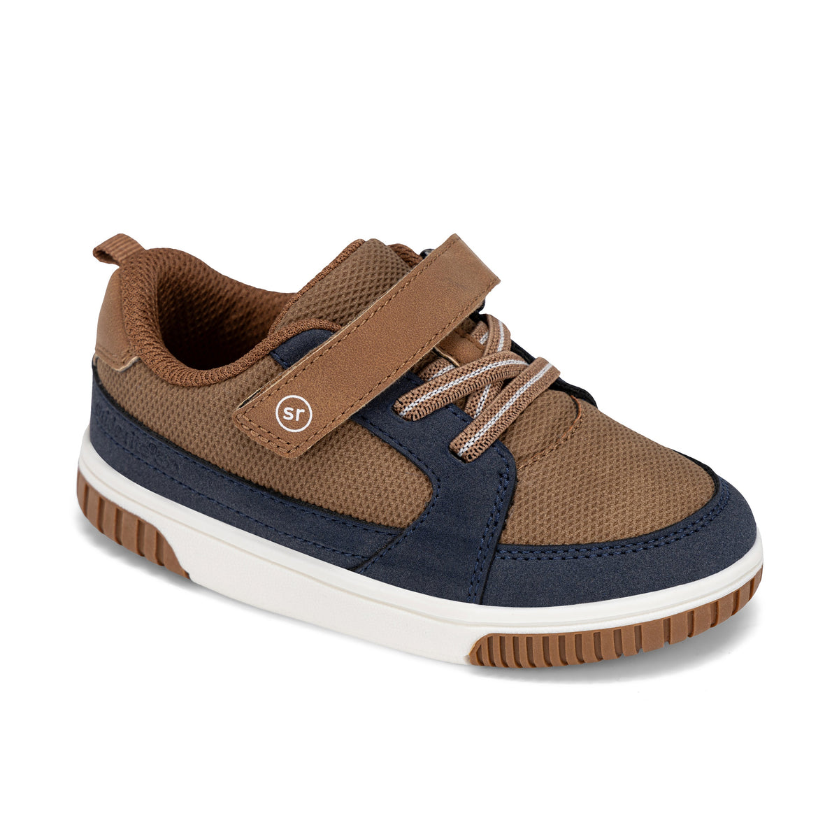 Stride Rite Taylor Sneaker - Little Kid Tan/Navy