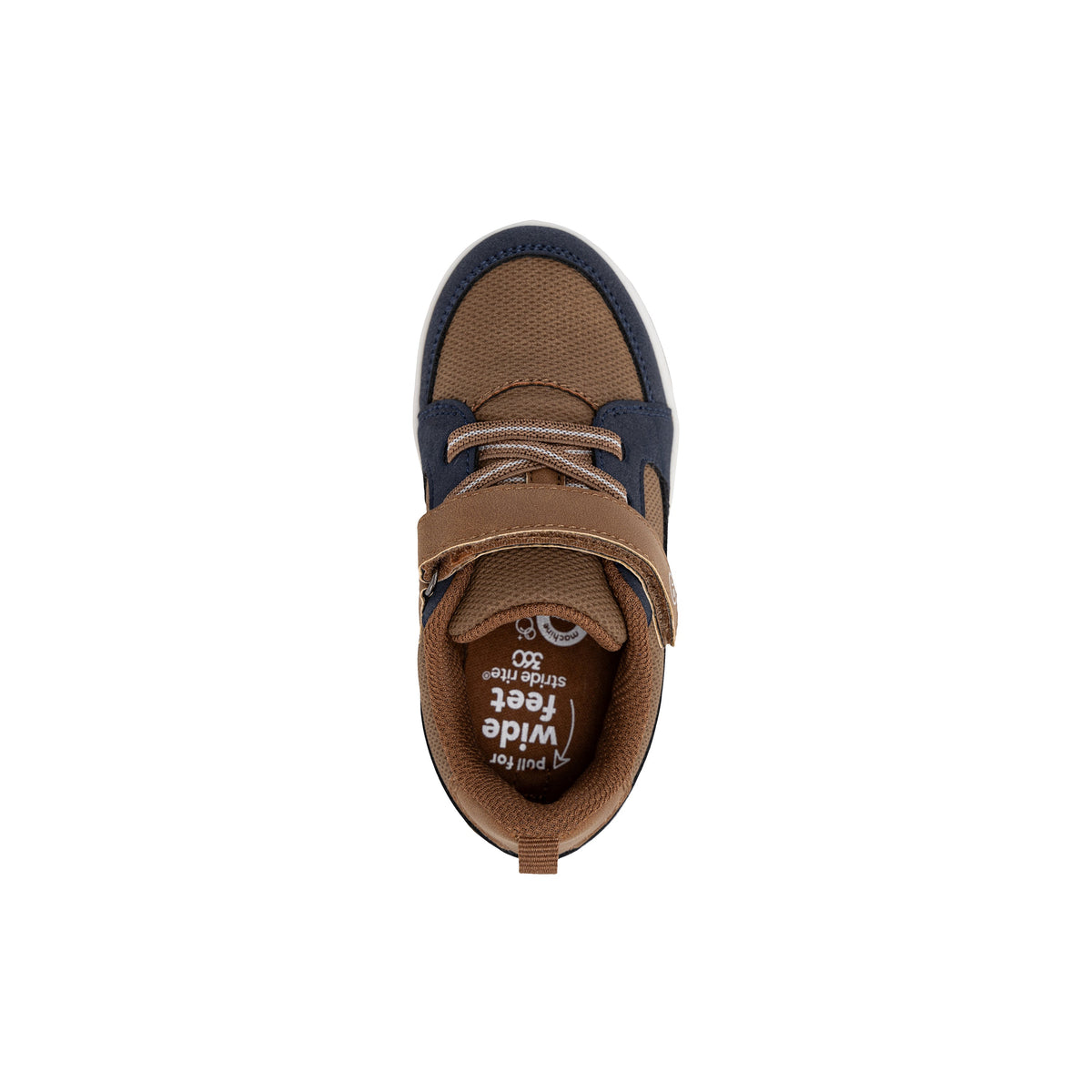 Stride Rite Taylor Sneaker - Little Kid Tan/Navy