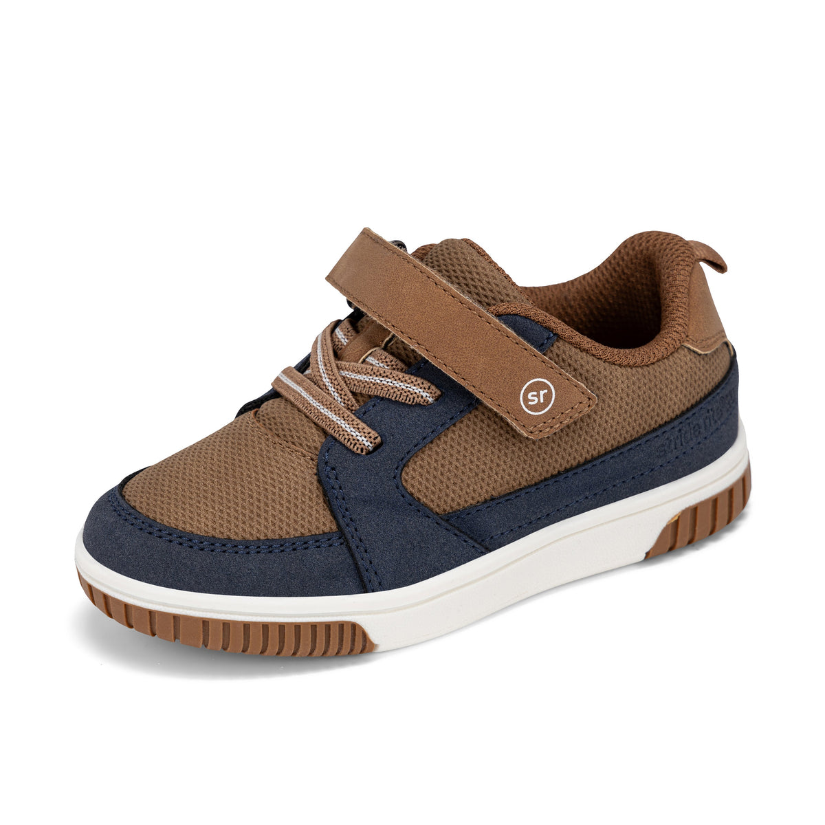 Stride Rite Taylor Sneaker - Little Kid Tan/Navy
