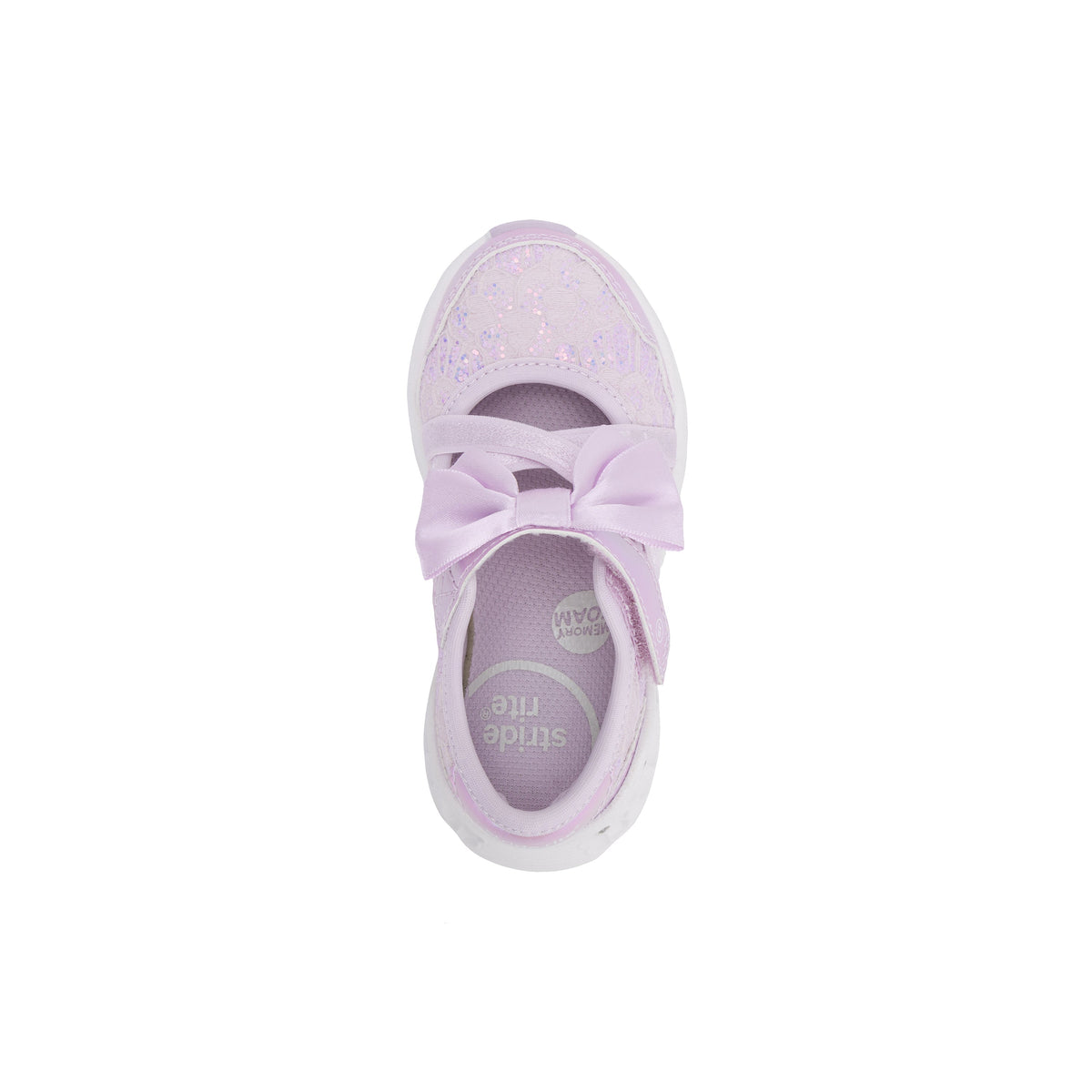 Stride Rite Lighted Flora Sneaker - Big Kid Lavender