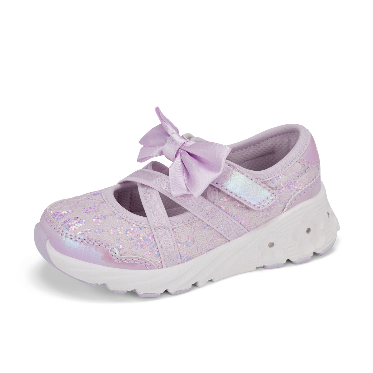 Stride Rite Lighted Flora Sneaker - Big Kid Lavender