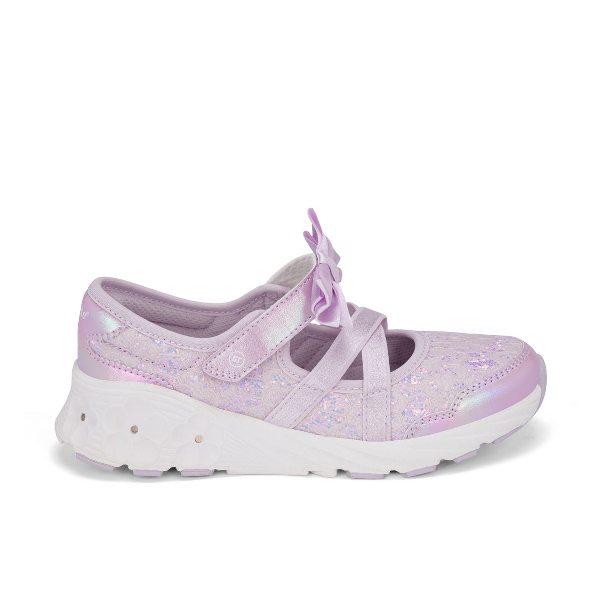 Stride Rite Lighted Flora Sneaker - Little Kid Lavender