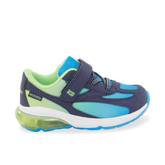 Stride Rite Lighted Phantom - Little Kid Blue/Green