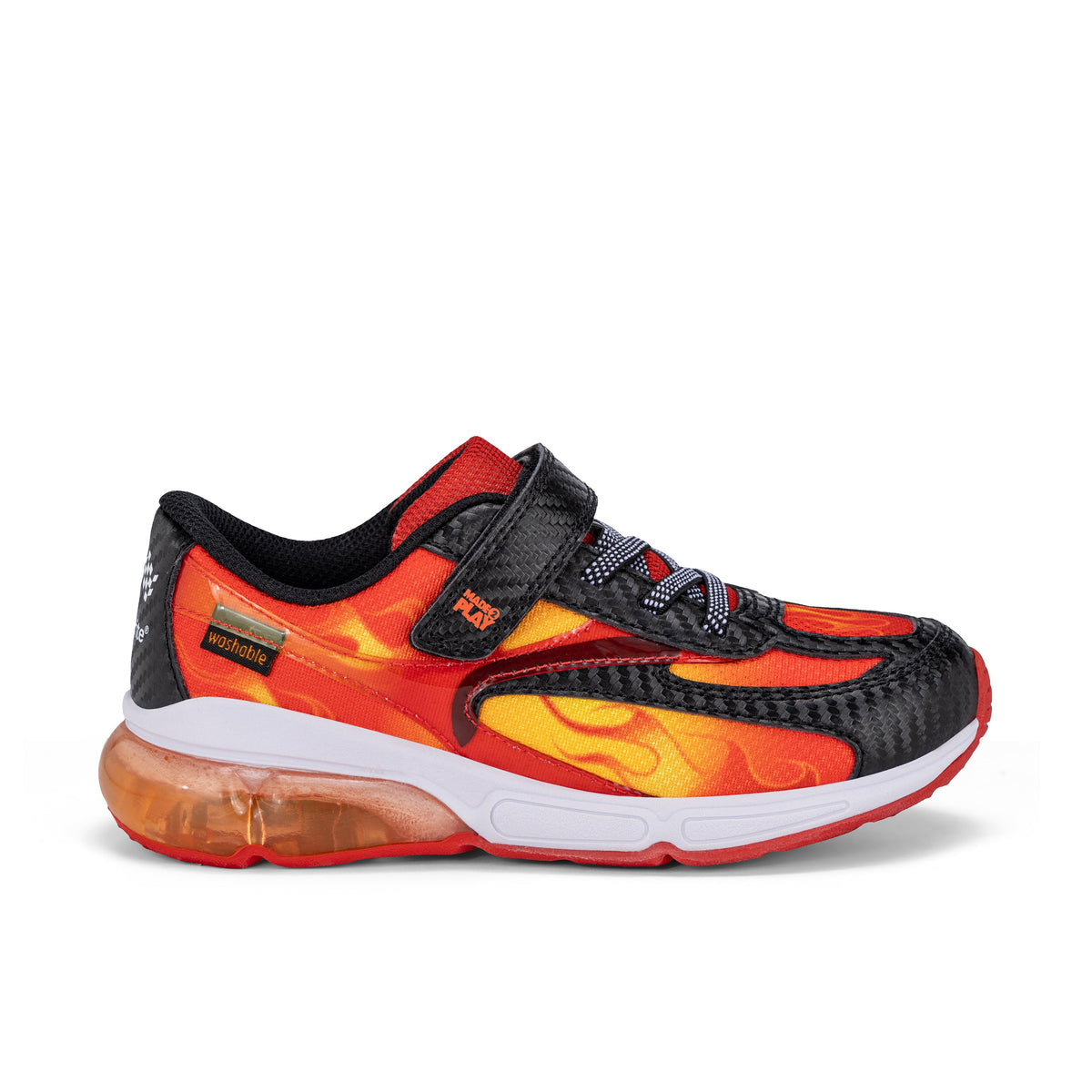 Stride Rite M2P Lighted Phantom Sneaker - Big Kid Fire