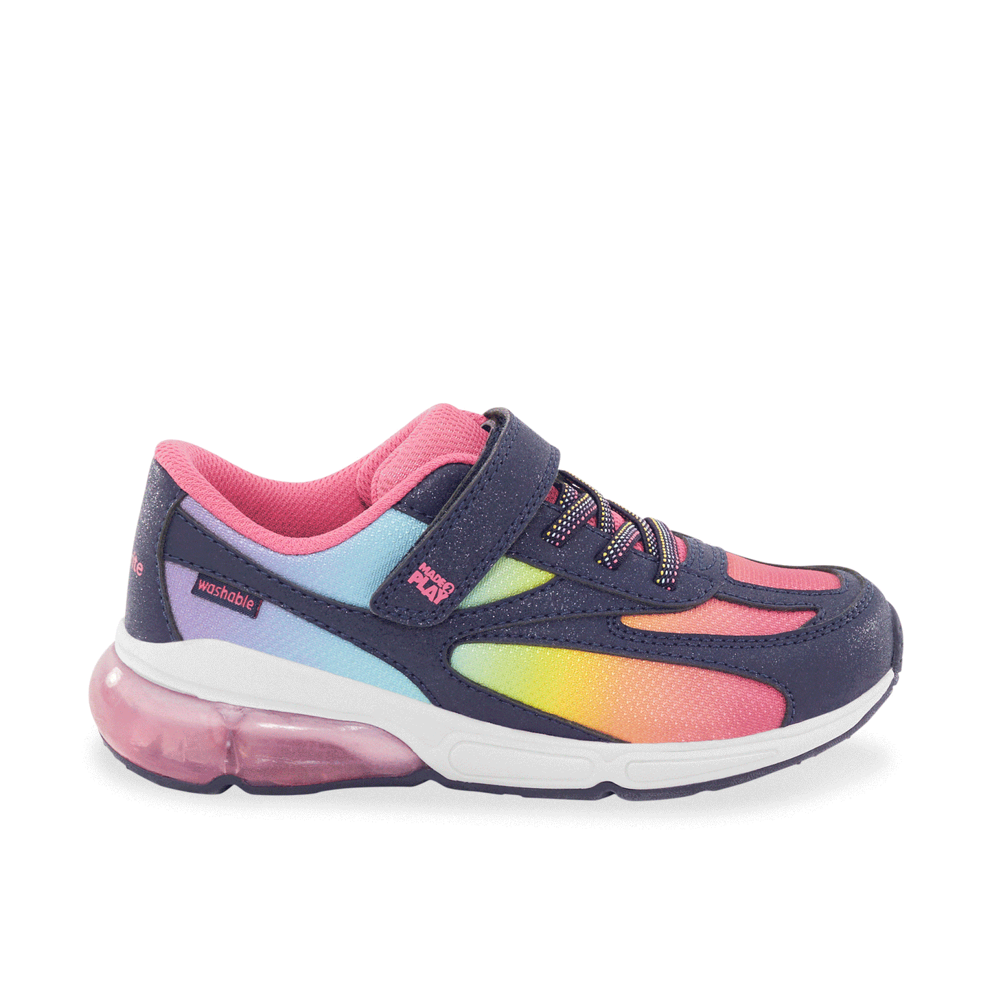 Stride Rite Lighted Phantom - Big Kid Rainbow