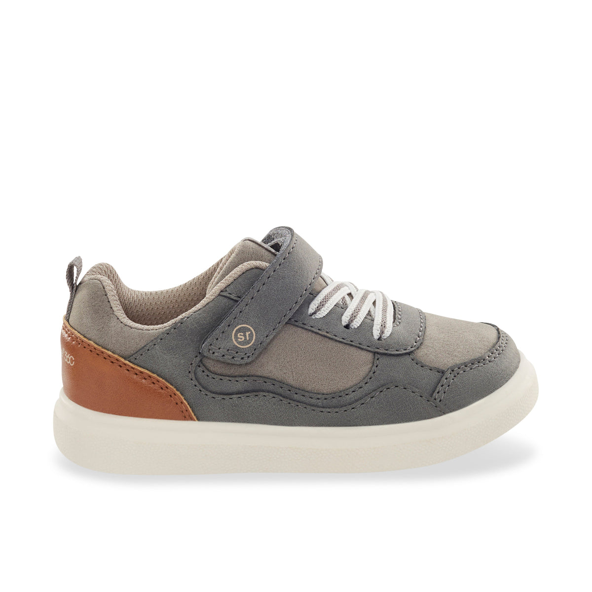 Stride Rite Nate Sneaker - Big Kid Grey
