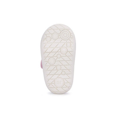 Stride Rite Glimmer Bow Mini Sneaker - Little Kid White/Pink