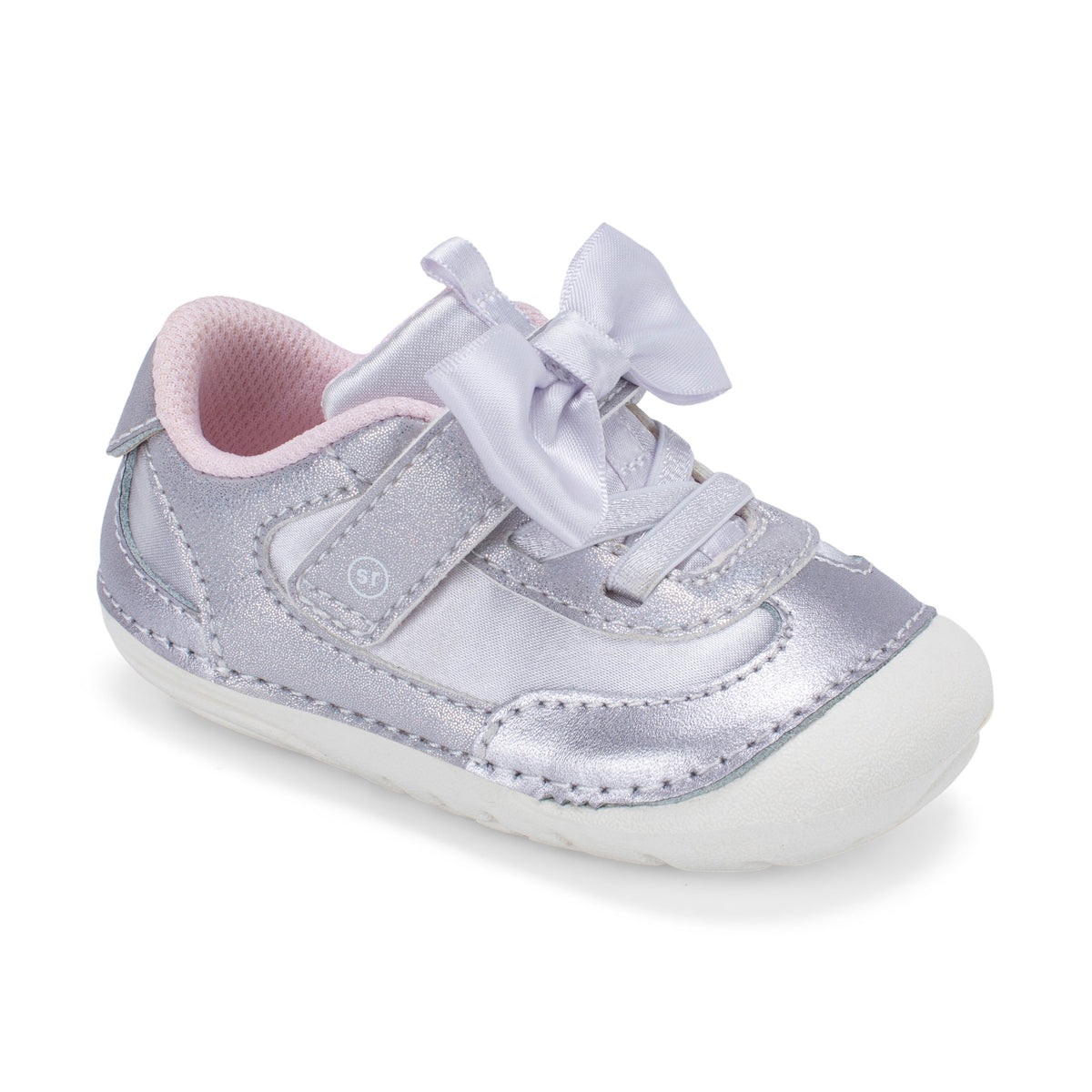 Stride Rite Jules Sneaker - Little Kid Silver Lavender