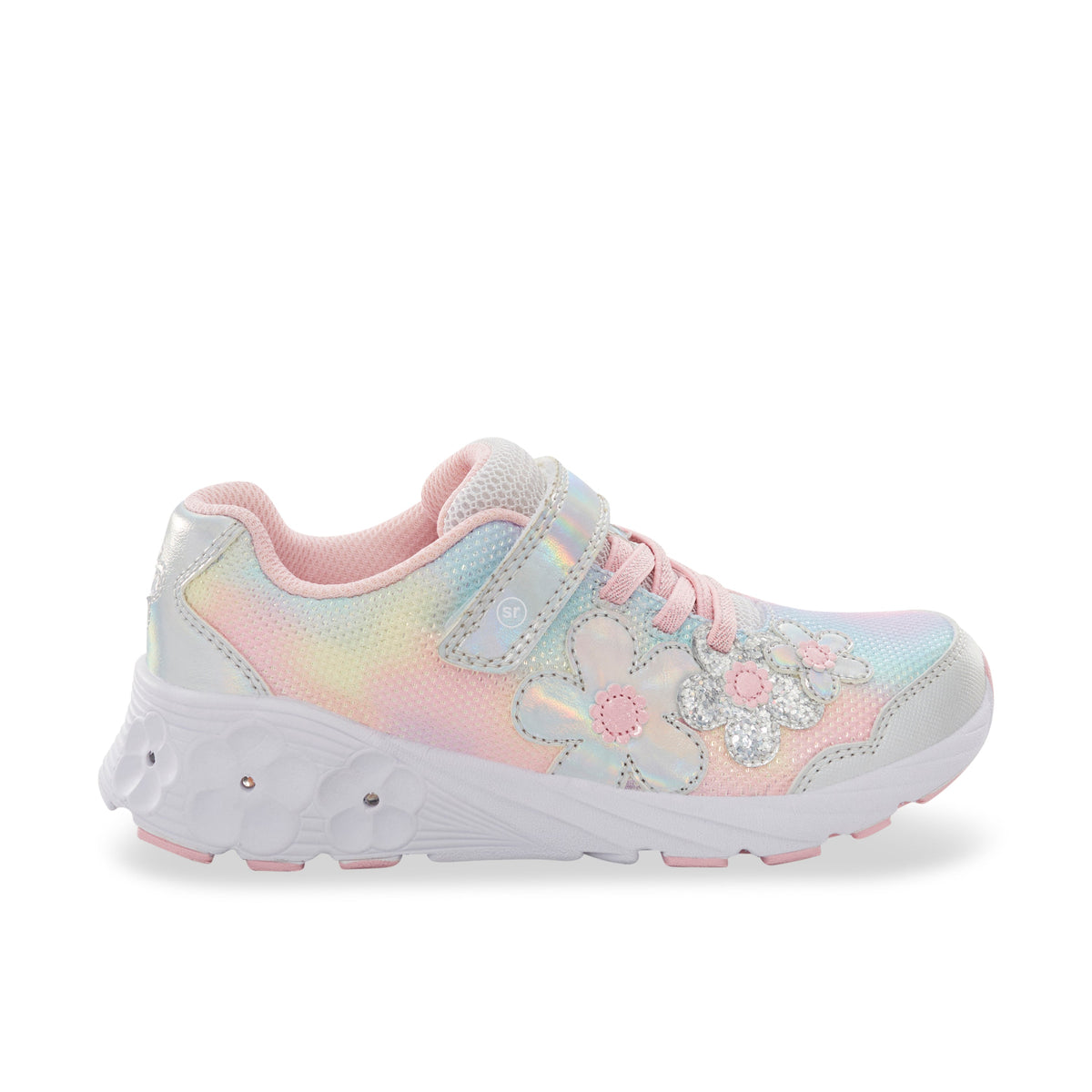 Stride Rite Lighted Glimmer 2.0 Sneaker - Big Kid Rainbow