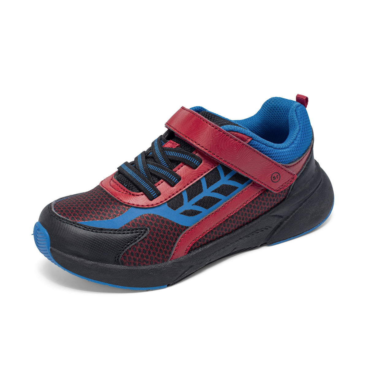 Stride Rite Equilibrium Sneaker - Big Kid Black/Red