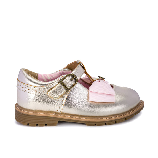 Stride Rite Harriet Mary Jane - Big Kid Light Gold