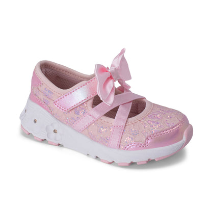 Stride Rite Lighted Flora Sneaker - Little Kid Blush