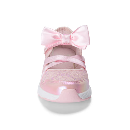 Stride Rite Lighted Flora Sneaker - Big Kid Blush