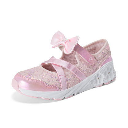 Stride Rite Lighted Flora Sneaker - Big Kid Blush