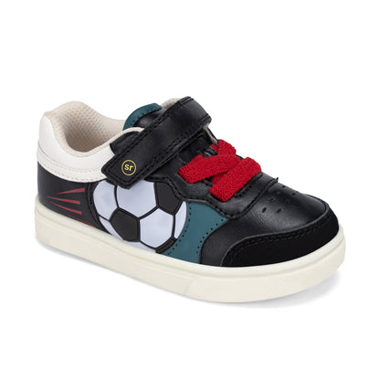 Stride Rite Lighted Goal Sneaker - Big Kid Black Multi