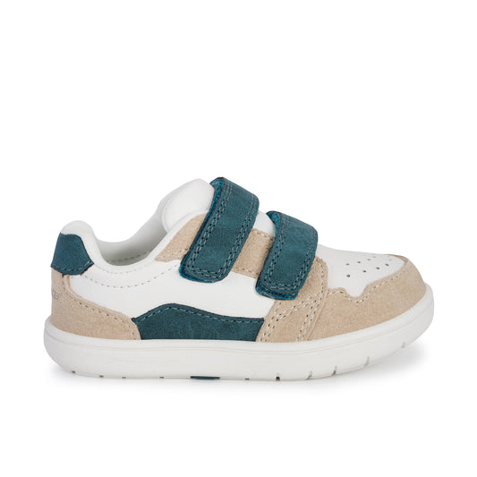 Stride Rite Alfredo Sneaker - Little Kids Tan/Green