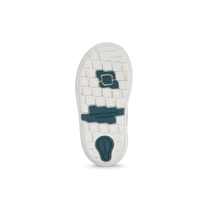 Stride Rite Alfredo Sneaker - Big Kids Tan/Green