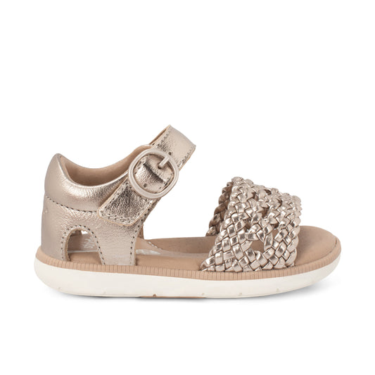 Stride Rite Appolonia Sandal - Little Kid Gold
