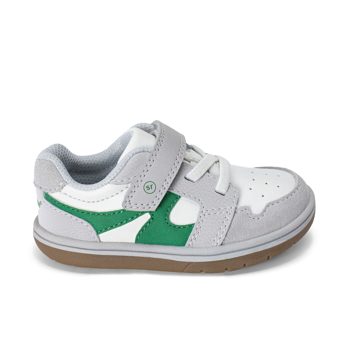 Stride Rite London Sneaker - Big Kid White/Green