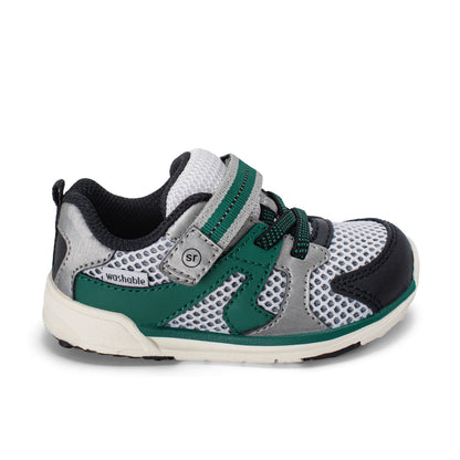 Stride Rite Velocity Sneaker - Little Kid Black/Green