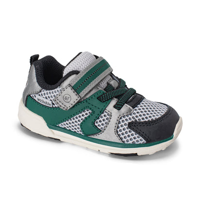 Stride Rite Velocity Sneaker - Little Kid Black/Green