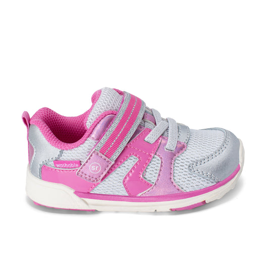 Stride Rite Velocity Sneaker - Little Kid Metallic Pink