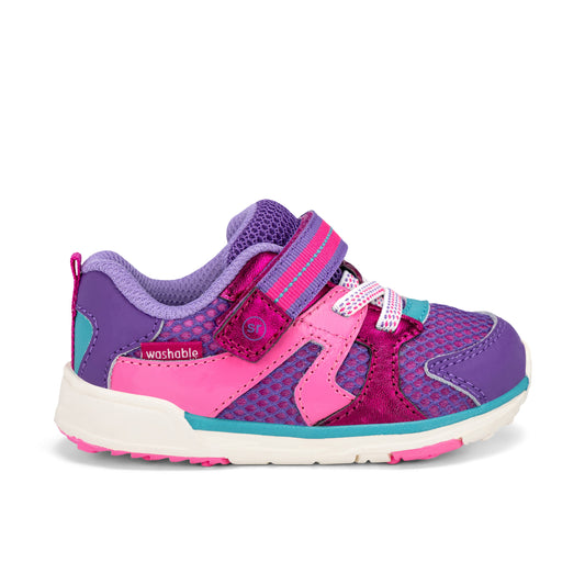 Stride Rite Velocity Sneaker - Little Kid Pink Multi