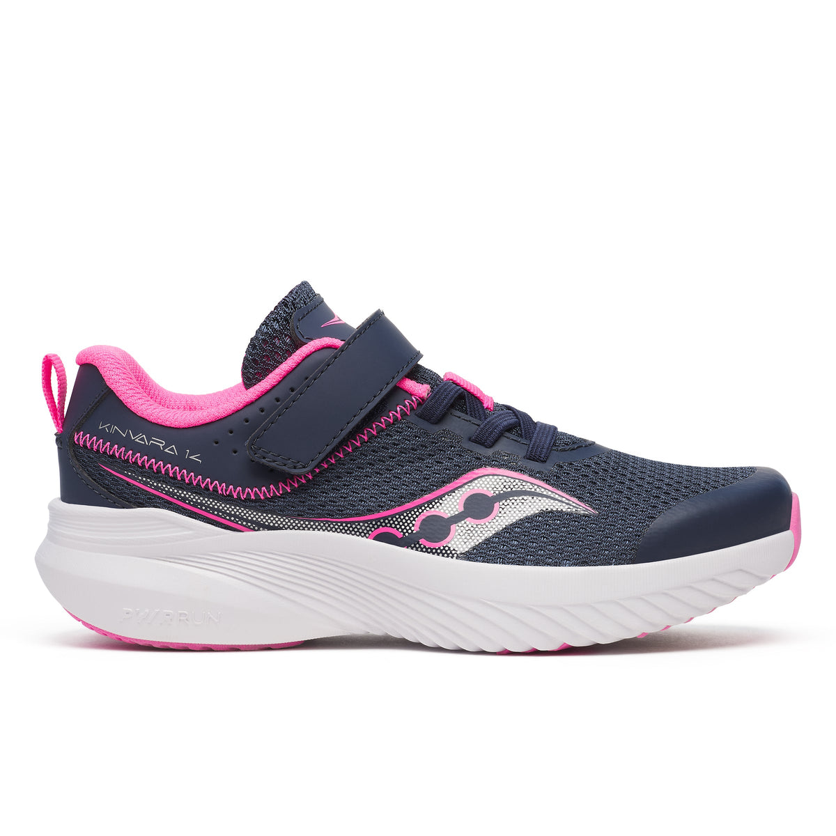 Stride Rite Kinvara 14 A/C Sneaker - Big Kid Pink/Navy