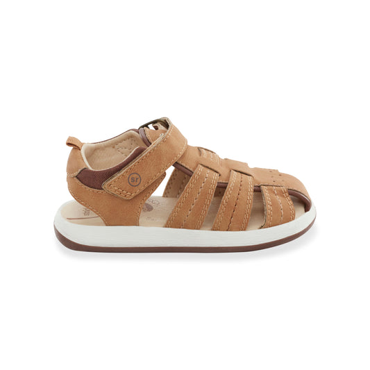 Stride Rite Paddy Sneaker Sandal - Big Kid Tan